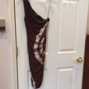 INC brown dress